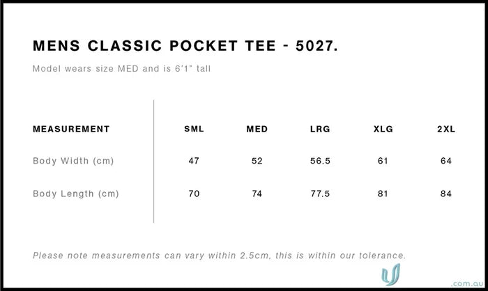 AS 5027-AS AS Classic Pocket Tee