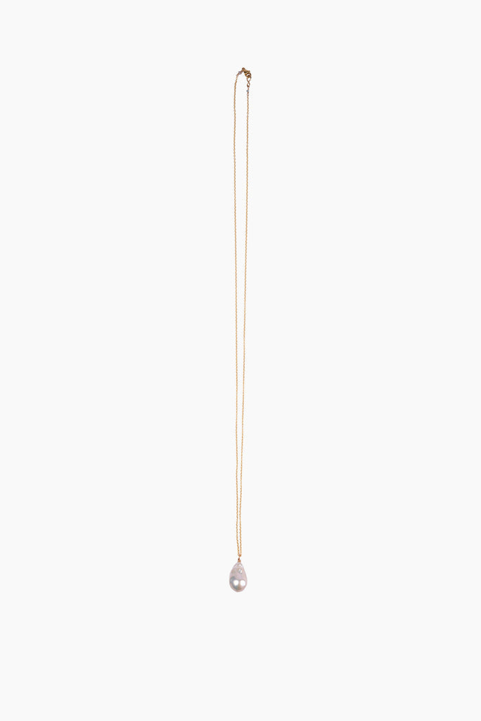Baroque Pearl Drop Necklace