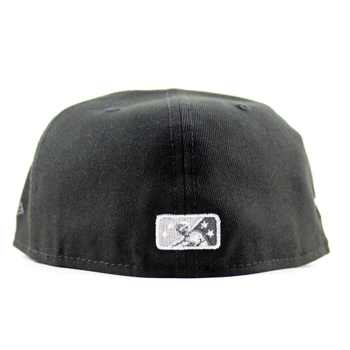 BIRMINGHAM BARONS Southern League New Era 59Fifty Fitted Hat (Metallic Iris Black Gray Under Brim)