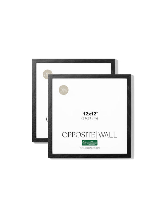 Black Oak Frame (2 Pack), 12x12 in | 31x31 cm