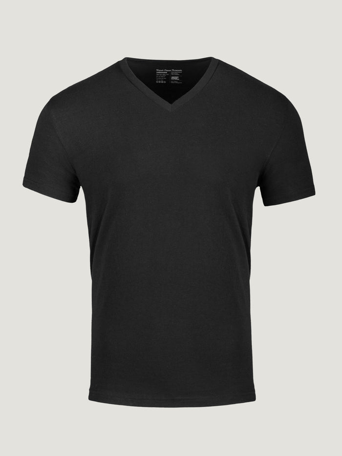 Men's V-Neck | Black | Fresh Clean Threads