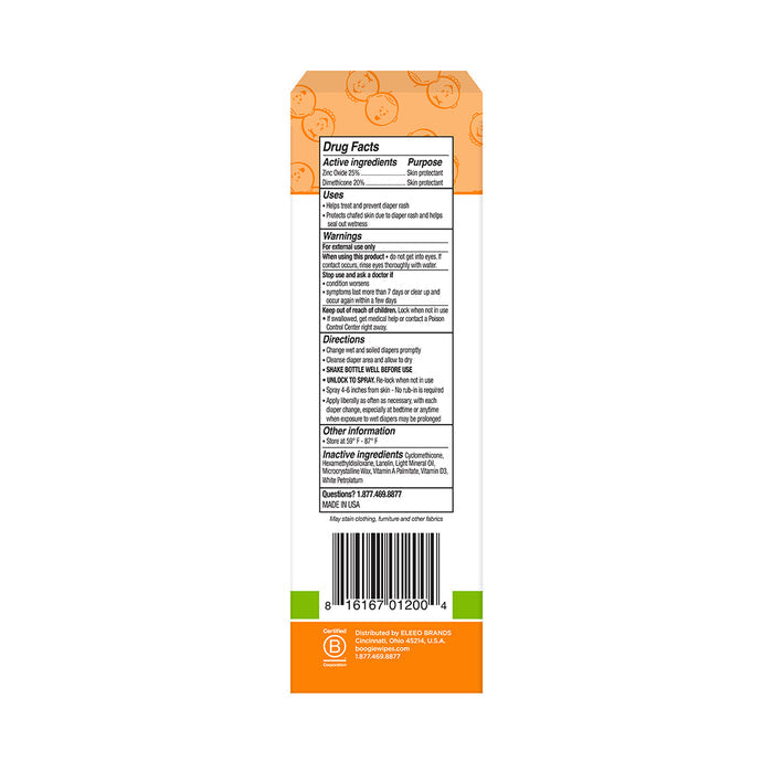 Boogie® No-Rub Diaper Rash Spray