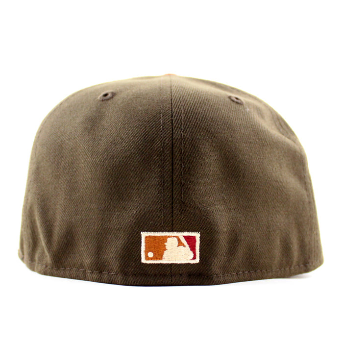 Boston Braves 1942 All Star Game New Era 59Fifty Fitted Hat (Walnut Brown Brick Red Gray Under Brim)
