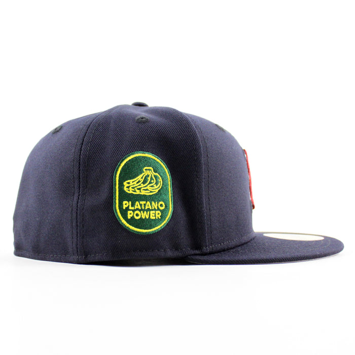 Boston Red Sox Platanos Power New Era 59Fifty Fitted Hat (Navy Gray Under Brim)
