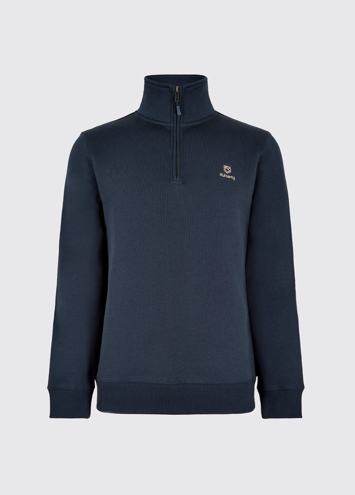 Boyce Men’s Zip Neck Sweater - Navy