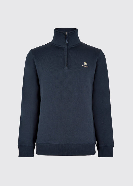 Boyce Men’s Zip Neck Sweater - Navy