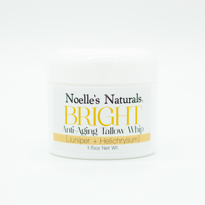 Noelle's Naturals - Bright - Anti-Aging Whipped Tallow cream for face and neck. Reduce fine lines and promote healthy cell regeneration naturally with our Bright Tallow Whip!
