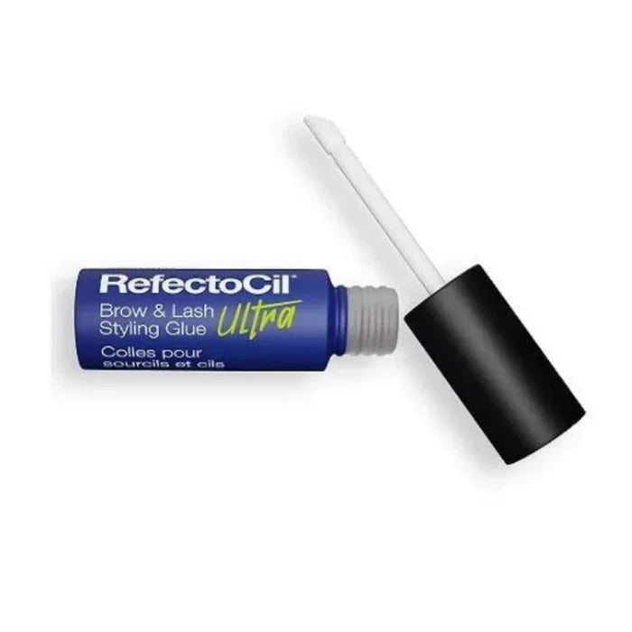 RefectoCil Brow & Lash Glue Ultra with applicator on a white background