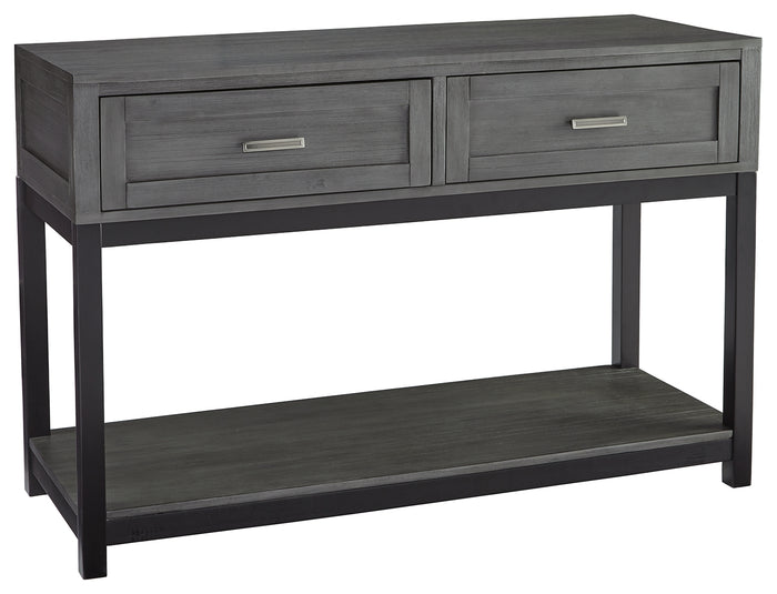 Caitbrook T454-4 GrayBlack Sofa Table