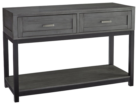 Caitbrook T454-4 GrayBlack Sofa Table