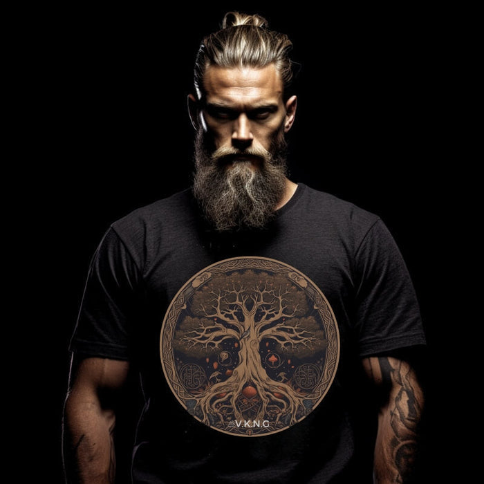 Printify T-Shirt Yggdrasil V3 V.K.N.G™ T-Shirt