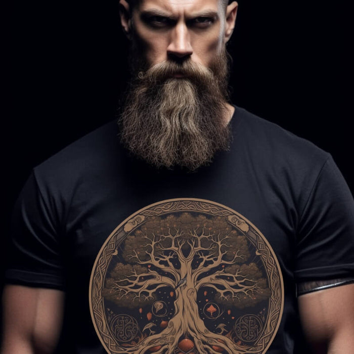 Printify T-Shirt Yggdrasil V3 V.K.N.G™ T-Shirt