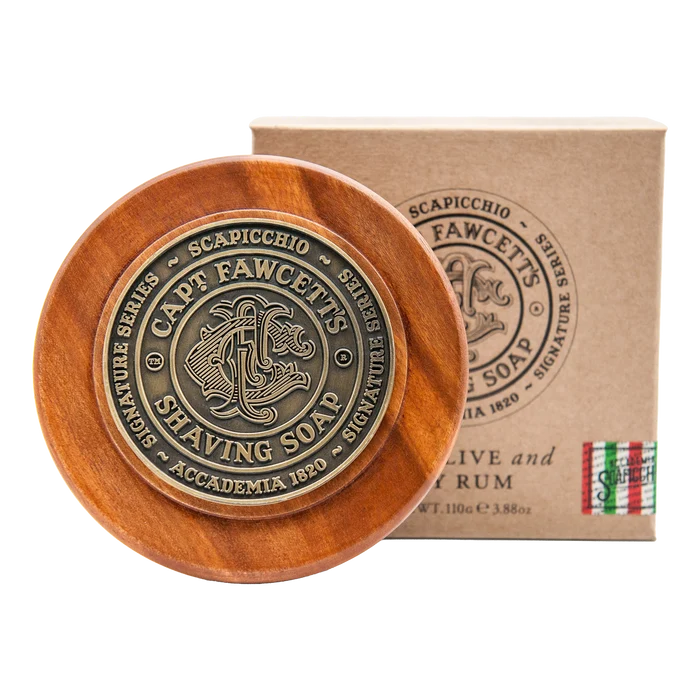 Captain Fawcett's barbersåpe i skål - Scapicchio