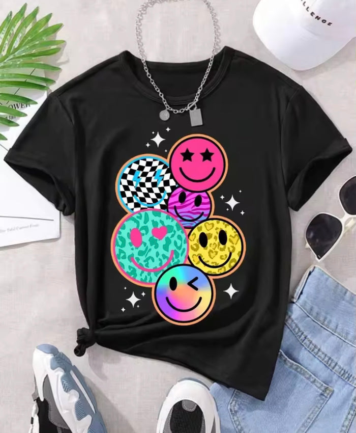 Cartoon Smiley T-Shirt