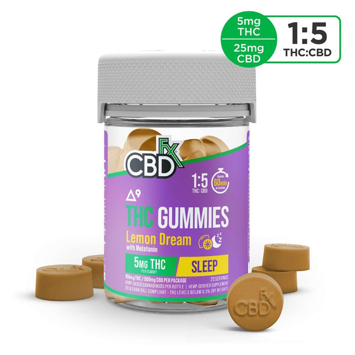 lemon dream thc gummies ratio
