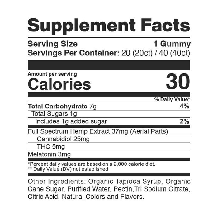 CBD Gummies + THC: Lemon Dream