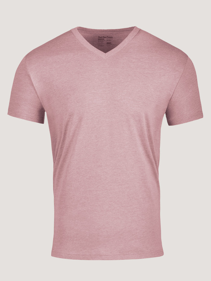 Men's V-Neck in Chalk Pink | Limited Edition Color at Fresh Clean Threads