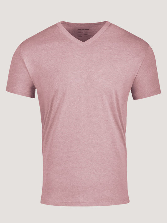 Men's V-Neck in Chalk Pink | Limited Edition Color at Fresh Clean Threads
