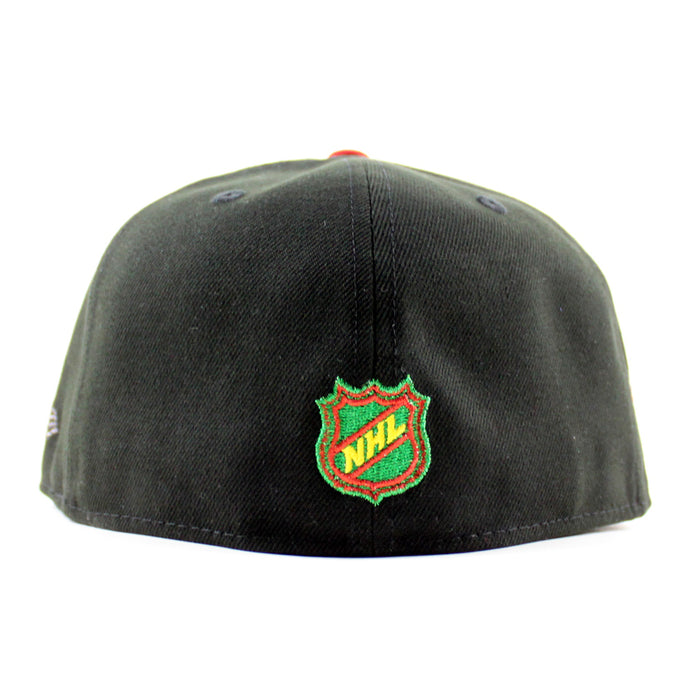 Chicago Blackhawks Stanley Cup Champions New Era 59Fifty Fitted Hat (Black Gray Under brim)