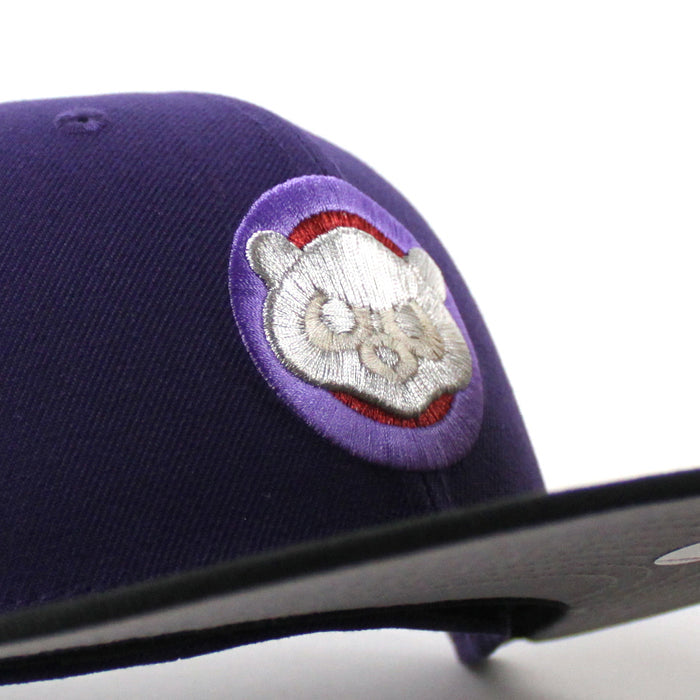 Chicago Cubs 1990 All Star Game New Era 59Fifty Fitted Hat (Purple Black Gray Under Brim)