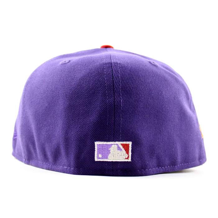 Chicago Cubs 1990 All Star Game New Era 59Fifty Fitted Hat (Purple Black Gray Under Brim)