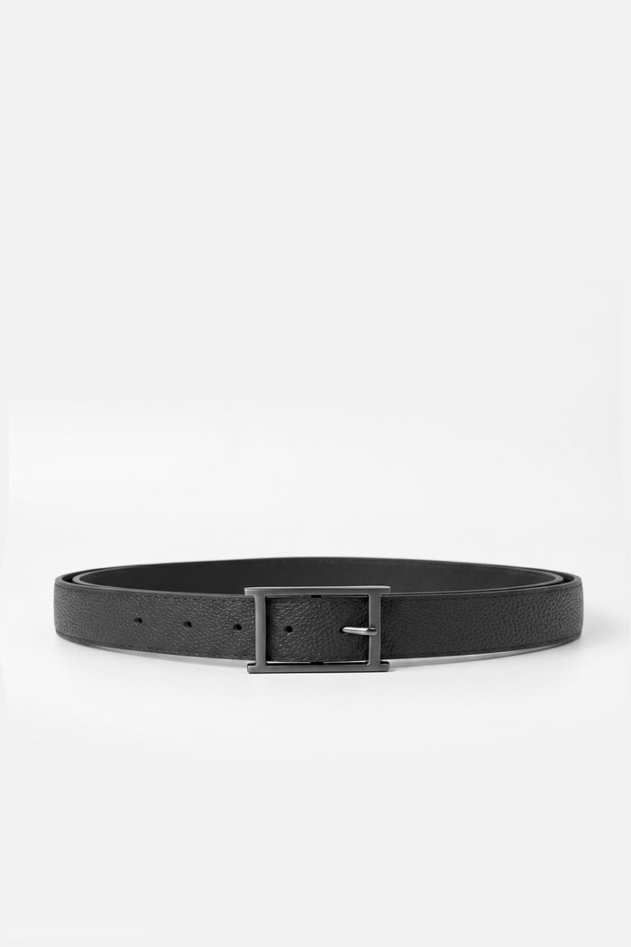 CINTURA EFFETTO PELLE NERO