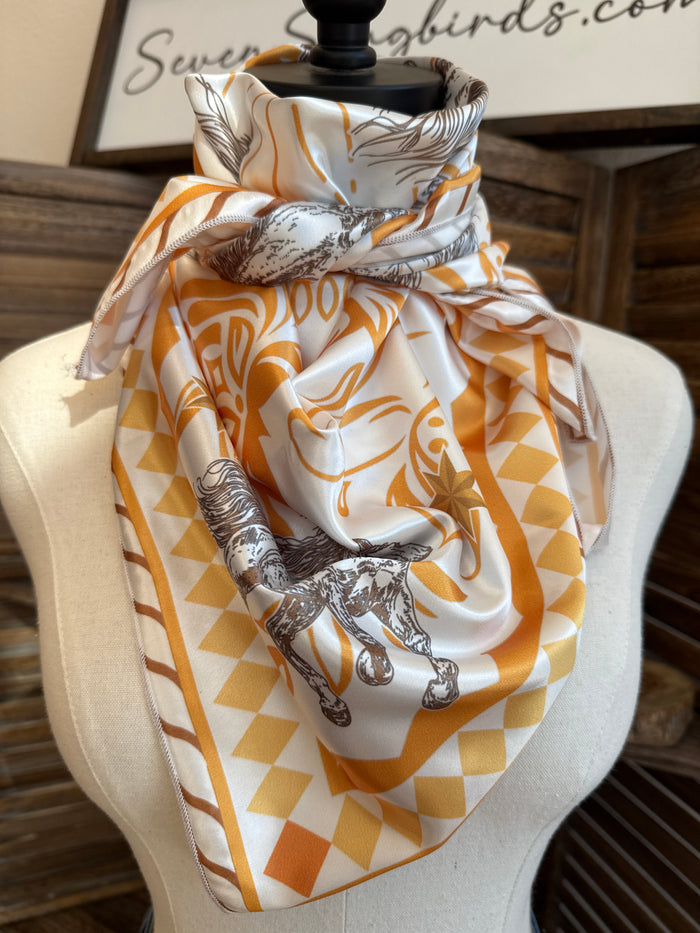 Citrus Bronc Rodeo Wild Rag Scarf