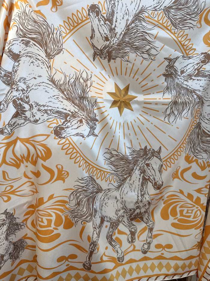 Citrus Bronc Rodeo Wild Rag Scarf