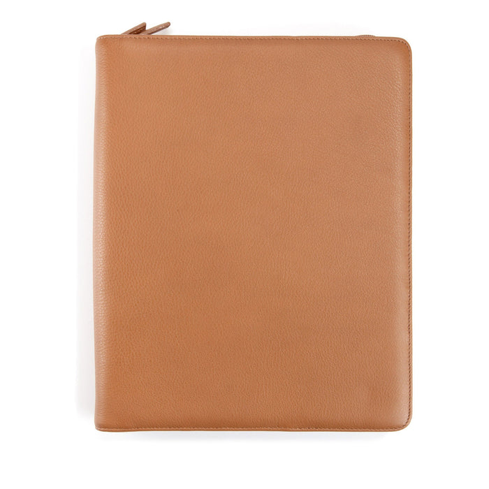 Classic-Zippered-Padfolio-Tan-644-229-1