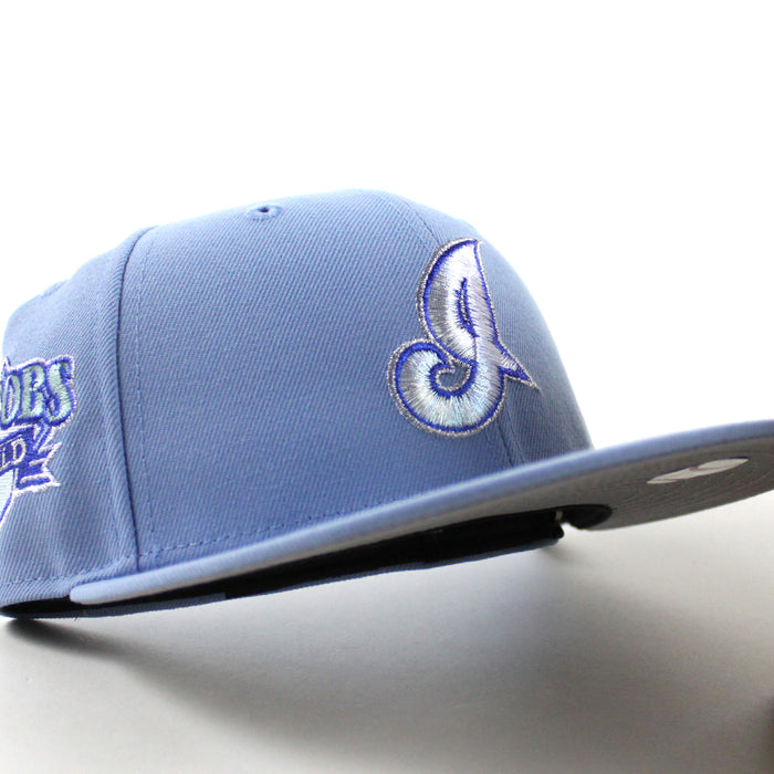 Cleveland Indians Jacobs Field New Era 59Fifty Fitted Hat (Birdseye Blue Gray Under Brim)
