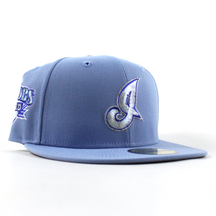 Cleveland Indians Jacobs Field New Era 59Fifty Fitted Hat (Birdseye Blue Gray Under Brim)