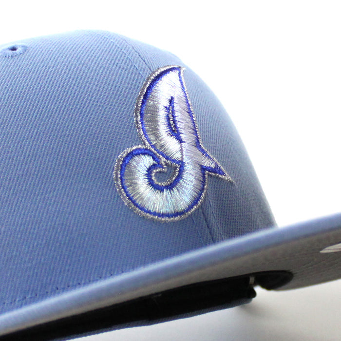 Cleveland Indians Jacobs Field New Era 59Fifty Fitted Hat (Birdseye Blue Gray Under Brim)