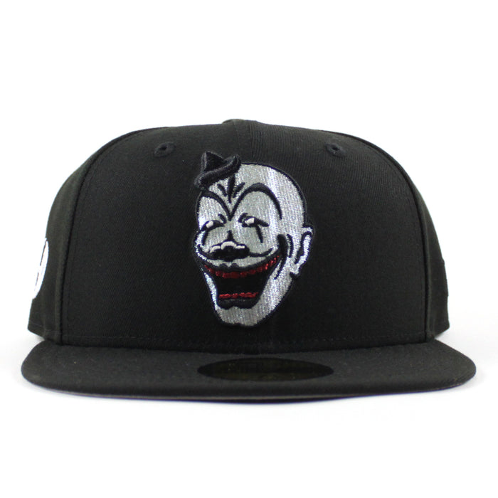 CLOWN HALFTIME New Era 59Fifty Fitted Hat (Black Gray Under Brim)