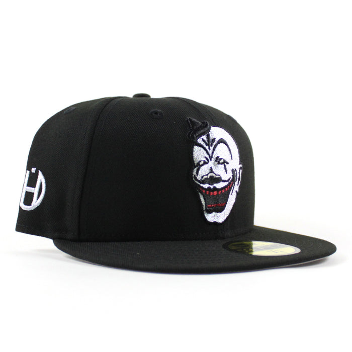 CLOWN HALFTIME New Era 59Fifty Fitted Hat (Black Gray Under Brim)