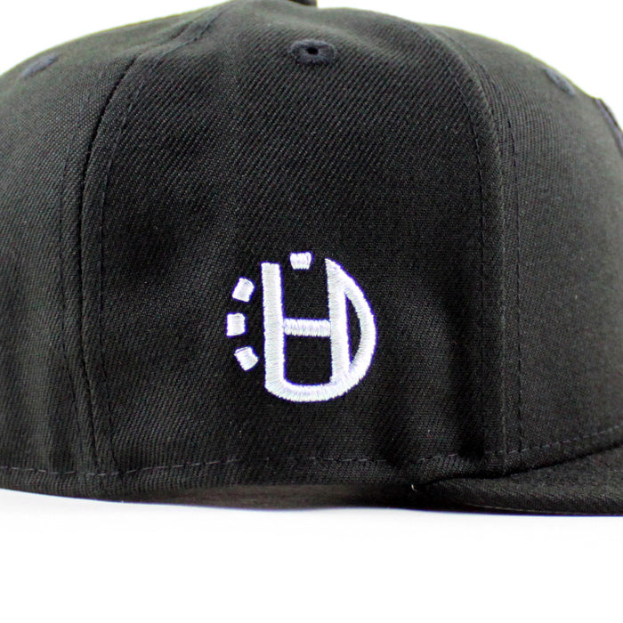 CLOWN HALFTIME New Era 59Fifty Fitted Hat (Black Gray Under Brim)