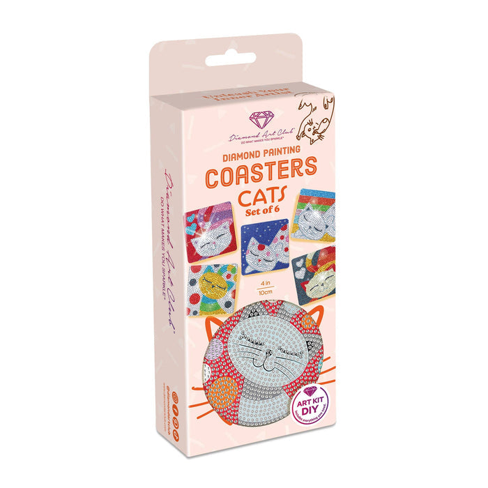 Coasters - Cats - Diamond Art Club DIY Kit