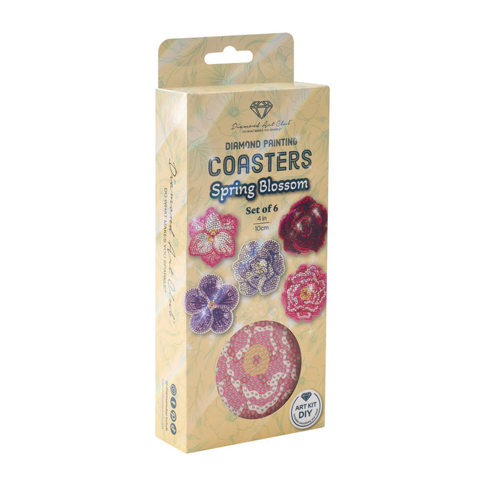 Coasters - Spring Blossom - Diamond Art Club DIY Kit
