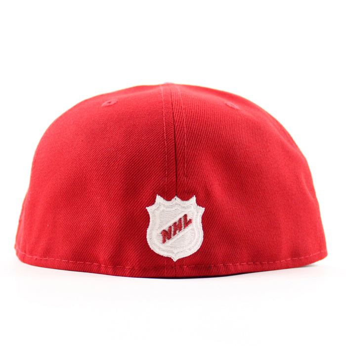 COLORADO AVALANCHE Cambelle Conference  New Era 59Fifty Fitted Hat (Scarlet Red Gray Under brim)