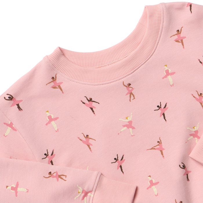 Coop Kids by Pink Chicken Play Sweatshirt in Tiny Ballerinas