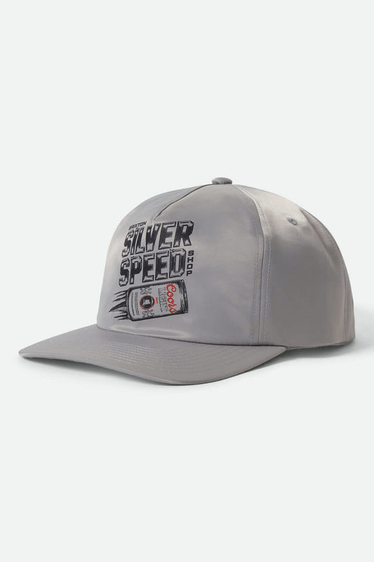 Unisex Coors Light Silver Speed Snapback in the color Silver - Front Product View