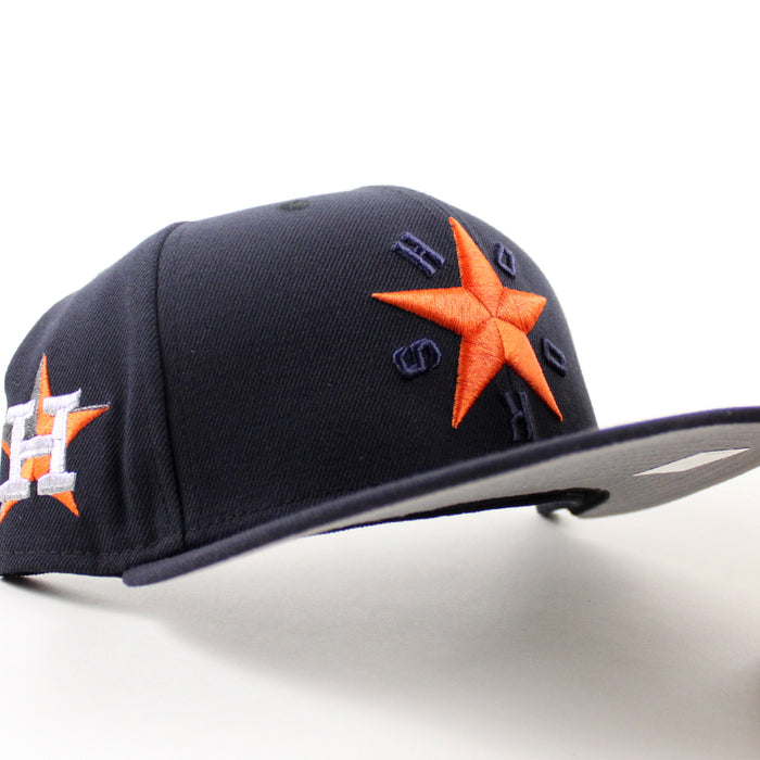 Corpus Christi Hooks x Houston Astros New Era 59Fifty Fitted Cap (Navy Gray Under Brim)
