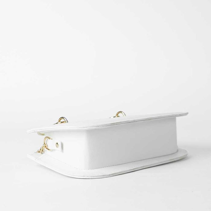 Corvette Bag (White Plain) - astorebags.pk