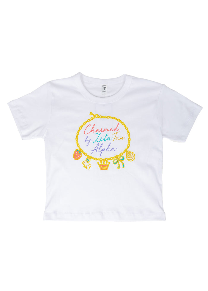 Cropped Charm Zeta T-Shirt
