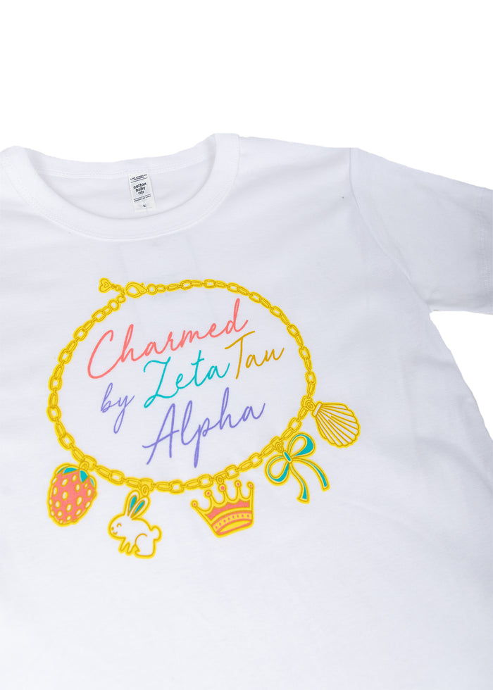 Cropped Charm Zeta T-Shirt