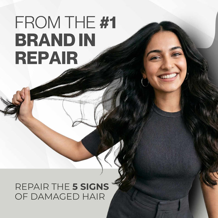 Damaged Hair 4 steps - Sulphate Free Shampoo+Conditioner+Heat Protectant Serum+Hair Growth Serum - The Skin Story -