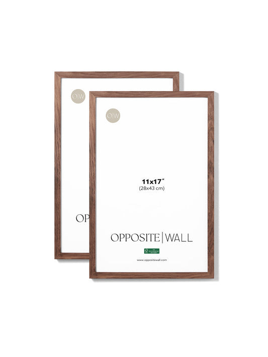 Dark Oak Frame (2 Pack), 11x17 in | 28x43 cm