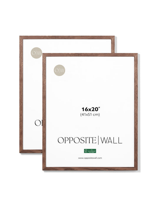 Dark Oak Frame (2 Pack), 16x20 in | 41x51 cm