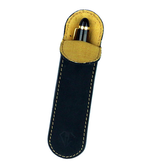 Dee Charles Designs | Single Sleeve Pen Carrying Case – Midnight Gold
