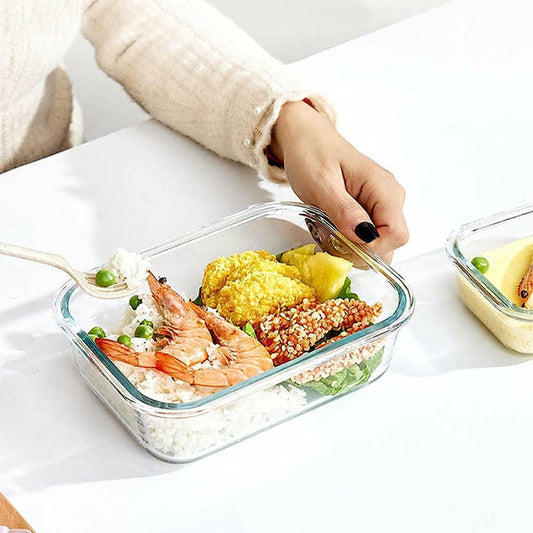 Delisoga Premium Glass Food Storage Containers | Meal Prep & Kitchen Organization