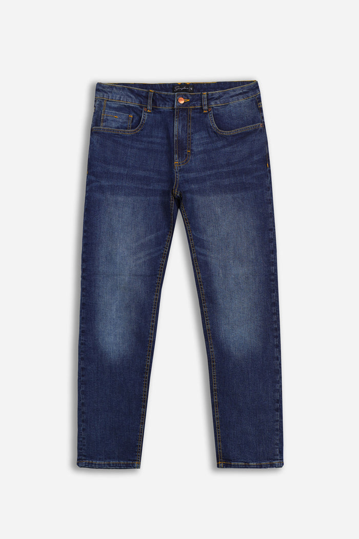 DENIM REGULAR FIT BLEU